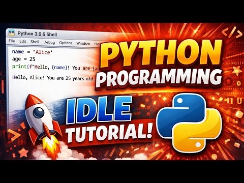 🚀How to Use Python IDLE Editor (Step by Step)