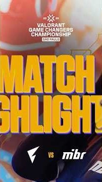 FL vs. MIBR | MATCH HIGHLIGHTS | VALORANT Game Changers Championship - Knockouts #shorts