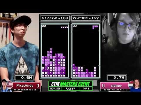 NEVER LOSE HOPE! Andy, Sidnev | Top 8 | NO CAP NOVEMBER 2025 | Classic Tetris Monthly