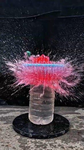Water Balloons Exploding in SUPER Slow Motion 💦😱 #WaterBalloon #SlowMotion #ViralShorts