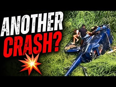 Helicopter crash, Survival or Tragedy? #helicopter #helicoptercrash #tranding