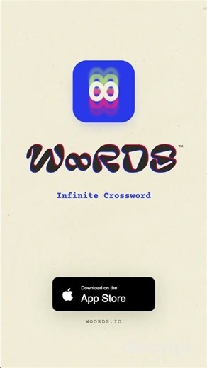Woords — the infinite crossword. Official trailer.