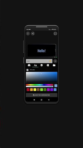 Create easy custom scrolling messages ⚡ #scrollingtext #ledsign #howto #concertvibes
