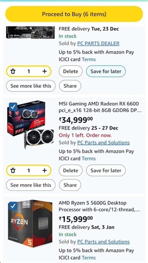 ₹65,000 Gaming + Streaming PC Build 💻🔥 | Ryzen 5 5600G + RX 6600 = Ultimate 1080p Beast 2025