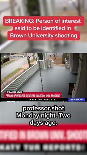 BREAKING: Person of interest said to be identified in Brown University shooting