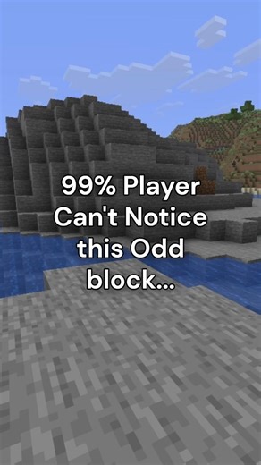 Only Sharp Eyes Can Catch this Minecraft Odd Block...👀