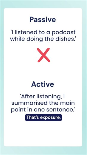 Active listening — the one-sentence summary