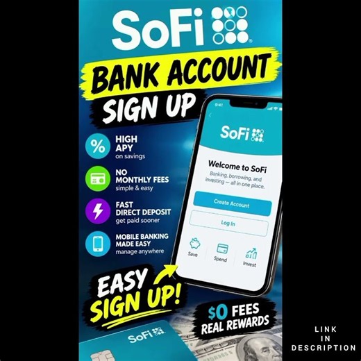 OPEN BANK ACCOUNT TODAY! EASY SIGN UP!!! 💰🏧💳