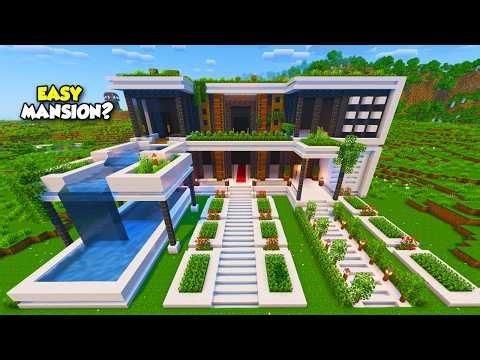 Minecraft: How to Build a Huge Modern House