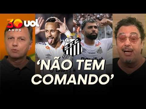 NEYMAR, GABIGOL, ROBINHO JR: É TUDO CULPA DO SANTOS! 'NÃO TEM HIERARQUIA'; COLUNISTAS DETONAM