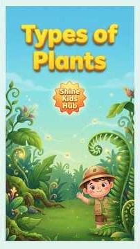 Types of Plants 🌱| CBSE | Tree, Shrub, Herb, Climber, Creeper | Kids Learning