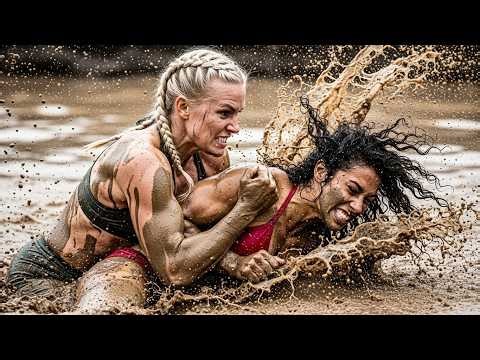 WOMEN MUD WRESTLING CHALLENGE 💪🔥 | PURE POWER • NO MERCY • WILDGROUND WORKOUT