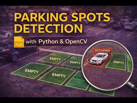 Free Parking Spot detection system (YOLOv8 + polygon clipping) - ParkSense