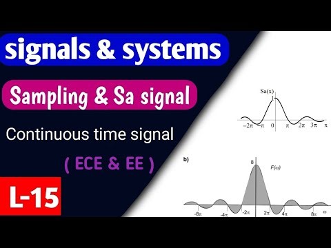 Sa Function & Sampling Signal | Signal & System | Engineering Physics| Mathematics| ECE & EE