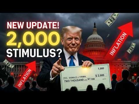 Trump’s $2,000 Stimulus Checks Update: New Timeline, Tariffs, Inflation Crisis & Midterm Election Im