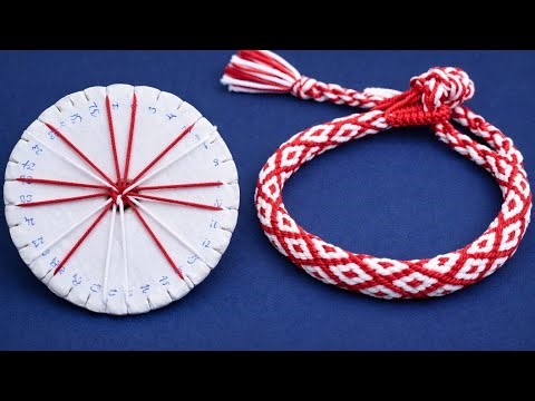 Kumihimo bileklik yapımı/ kumihimo bracalet tutorial/ diy / kolay bileklik yapımı
