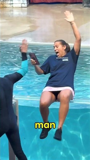 She Fell Into the Water... Then a Sea Lion Saved Her 😱