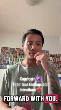 Capricorn ♑️ Their true feelings and intentions? ❤️