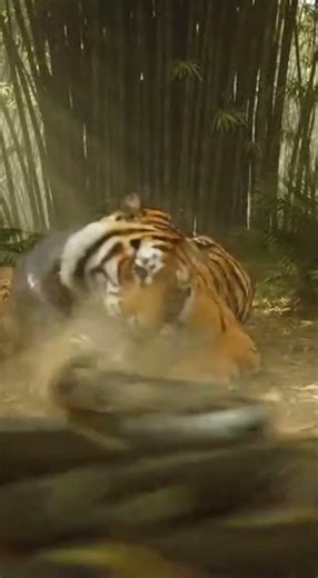 Epic Jungle Showdown: Tiger vs Python #Tiger #shorts