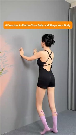 4 Daily Wall Exercises to Flatten Your Belly and Improve Posture at Home