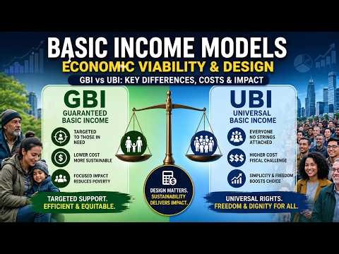 The Economics and Mechanisms of Basic Income Models UBI & GBI