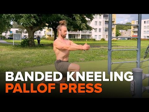 Banded Kneeling Pallof Press | Proper Form Tutorial for Core Stability