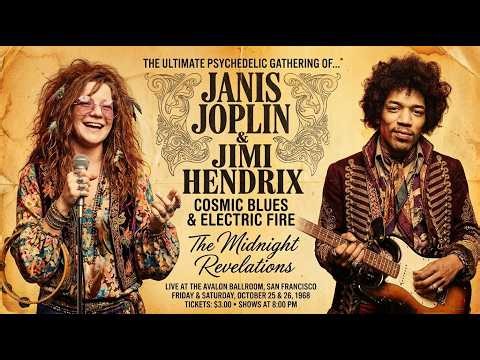 Janis Joplin & Jimi Hendrix 1969 | Midnight Whiskey Blues | Raw Vintage Soul
