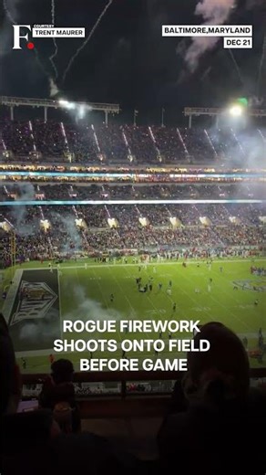 US: Firework Malfunction Hits Field Before NFL Game | N18G