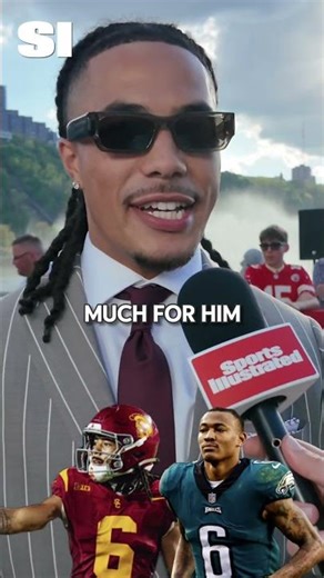 Makai Lemon on Taking #6 from DeVonta Smith 👀 #makailemon #devontasmith #philadelphiaeagles