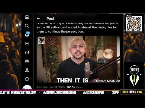 UK Charges DROPPED vs Richard Medhurst - What Now? | @IndieNewsNow_ @IndieMediaToday @RichiMedhurst