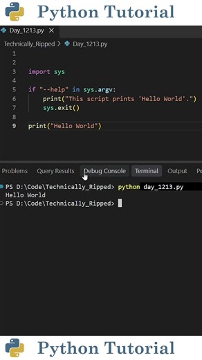 Add a Help Parameter in Python | Python Tutorial