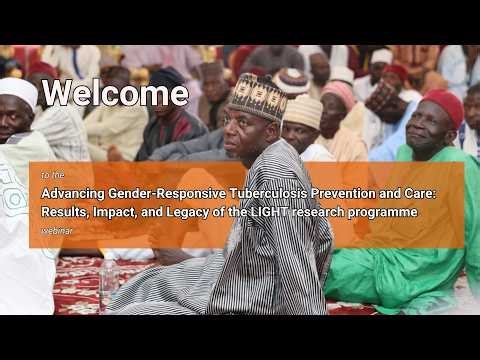 WEBINAR: Advancing Gender-Responsive Tuberculosis Prevention and Care