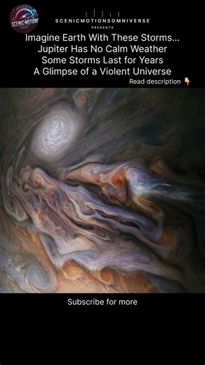 Jupiter’s Eternal Storms Reveal a Violent Universe 🌌