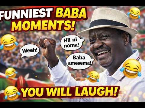 Raila Amollo Odinga Funniest Moments That Will Make You Laugh Out Loud 😂 | Best of Baba#odm #raila