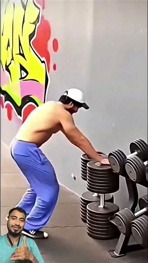 Anatoly Heavy Weightlifting 💪🏻🔥#bodybuilding #anatoly #gymprank #anatolyprank