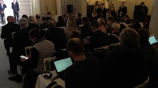 French President Emmanuel Macron gives news conference with Ukrainian President Volodymyr Zelenskiy, British Prime Minister Keir Starmer and German Chancellor Friedrich Merz. Ukraine's allies are expected to agree that security guarantees must include binding commitments to support Kyiv in the case of a future armed attack by Russia, according to a draft statement prepared ahead of a summit in Paris. #coalition #france #russiaukrainewar #russia #ukraine Keep up with the latest news from around t