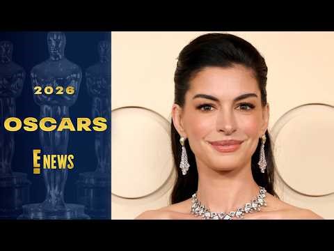 Anne Hathaway's Dramatic Oscars 2026 Gown Is, Indeed, Groundbreaking | E! News