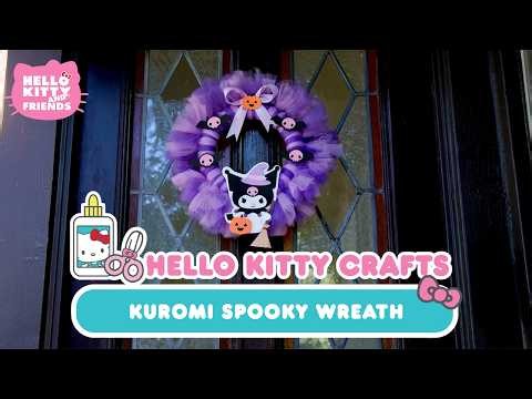Kuromi Spooky Wreath | Hello Kitty Crafts