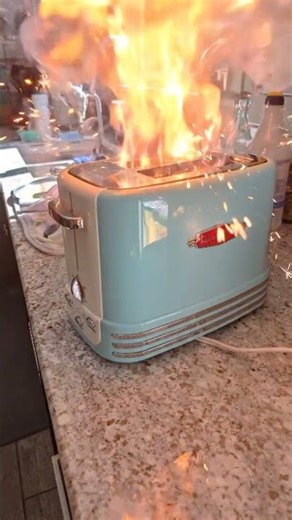toaster explodes