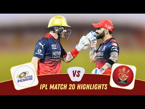 IPL 2026 20th Match Full Highlights | Mumbai Indians vs Royal Challengers Bengaluru | MI vs RCB
