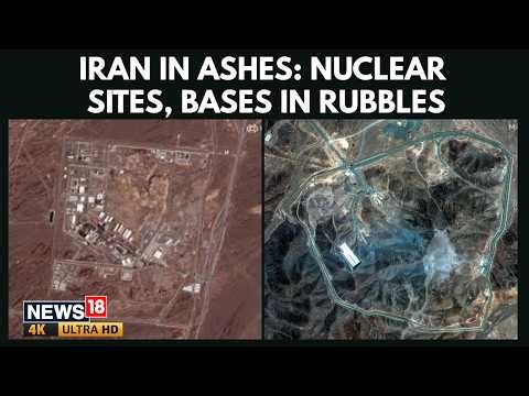 BREAKING: Iran’s Missile Bases and Nuclear Sites in Ashes — Satellite Views | Israel War | 4K