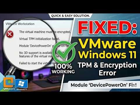 VMware में Error आने से पहले ये Settings OFF कर दें