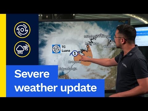 Severe Weather Update 24 January 2026: Tropical Cyclone Luana crosses the WA coast