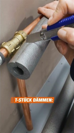 Heizungsrohre dämmen! 🏠