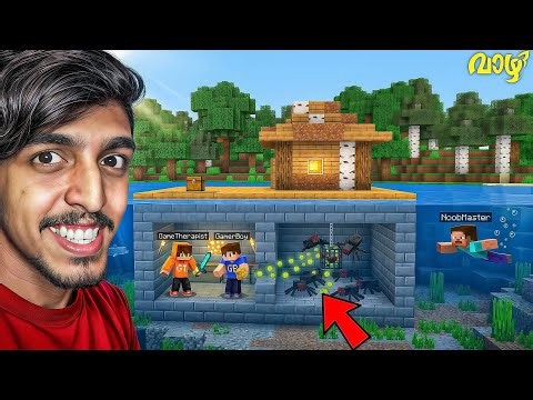 We Built the Secret Under Water XP FARM in Minecraft!