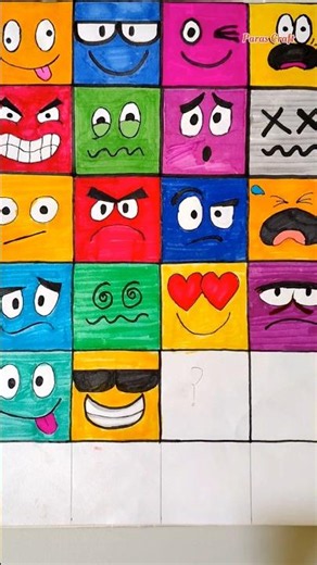 Diy Cute Emoji ✍️ Doodle Art #diy #emoji #doodle #art #drawing #cartoon