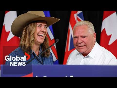Ontario, Alberta push for 3,300km east-west oil pipeline