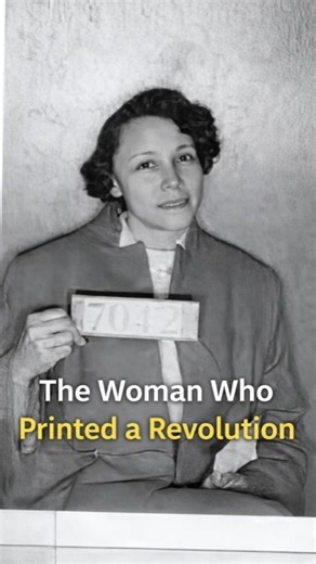 The Woman Who Printed a Revolution ✊📰