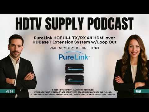 PureLink HCE III-L TX/RX 4K HDMI over HDBaseT Extension System w/Loop Out