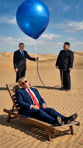 Helium Balloon chaos 🤣|Trump falls, modi fires, natenyhu rescues than khamenie cave trap